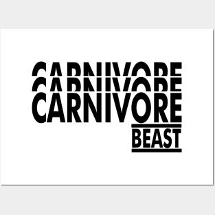 CARNIVORE BEAST Modern Style Original Design Posters and Art